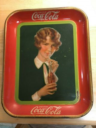 Rare Vintage Coca Cola Tray 1927