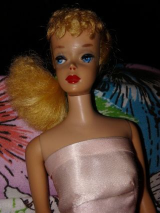 Vintage Barbie Ponytail 4 Head On 5 Body,  Enchanted Evening Gown