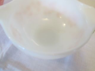 2 VINTAGE Pyrex USA PINK GOOSEBERRY Pint Cinderella Mixing Bowl 441 442 4