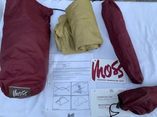 MOSS STARLET 2 PERSON TENT ALL - VINTAGE 9