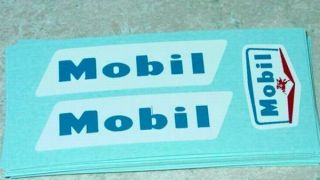 Tootsietoy Mobil Tanker Semi Sticker Set Tt - 002