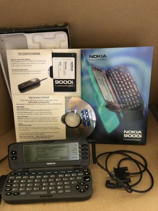 Vintage Nokia 9000 9000i Communicator Cell Phone w/charger 3