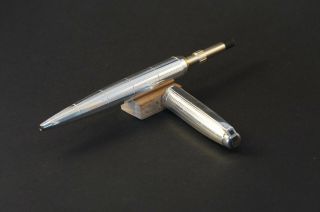 Vintage S.  T.  DUPONT Fidelio Silver - Ballpoint / mech pencil - Brand 8