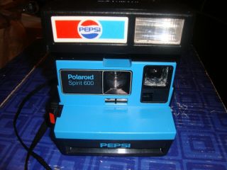 Polaroid Pepsi Spirit 600 Instant Film Camera Awesome Condtion Rare