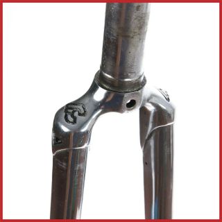 Cinelli Fork Precisa Chromed Threaded 1 " Steel Columbus 28 " Vintage Campagnolo