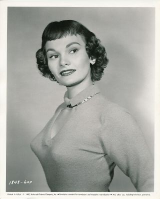 Gloria Talbott Sweater Girl Vintage 1957 Universal Key Book Portrait Photo