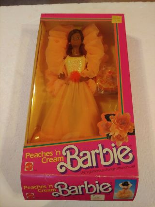 Barbie Doll Peaches N Cream Black African American Version Mattel 9516