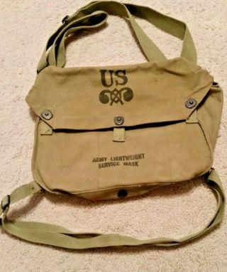 Us Army Lightweight Gas Mask Carry Bag Only