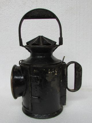 Vintage Collectible Iron Railway Railroad Lantern Kerosene Train Lighting Lamp 2