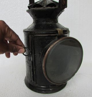 Vintage Collectible Iron Railway Railroad Lantern Kerosene Train Lighting Lamp 4