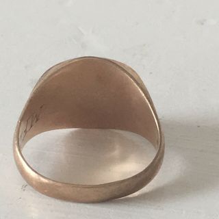 Vintage 10k Yellow Gold 1939 Class Ring 6