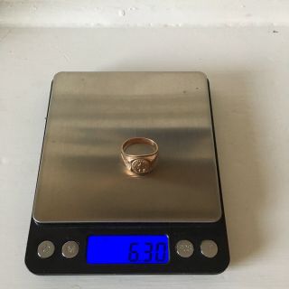 Vintage 10k Yellow Gold 1939 Class Ring 7