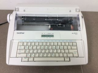 Vintage Brother Ml300 Typewriter Daisy Wheel Electronic Display 597s