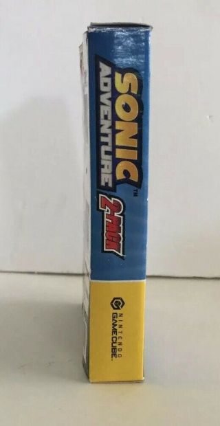 Sonic Adventure 2 Pack Complete CIB Nintendo GameCube Rare 1 1 Opened 3