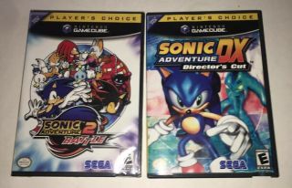 Sonic Adventure 2 Pack Complete CIB Nintendo GameCube Rare 1 1 Opened 8