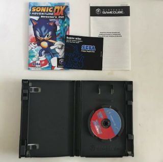 Sonic Adventure 2 Pack Complete CIB Nintendo GameCube Rare 1 1 Opened 9