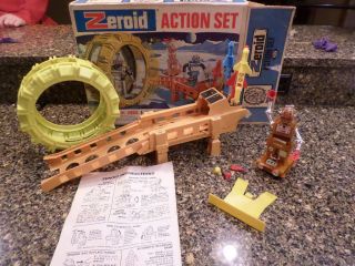 Zeroid Action Set 1969 Ideal Robot Play Set Vintage Rare