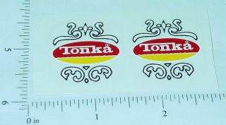 Tonka Style Fire Truck Door Stickers Tk - 079