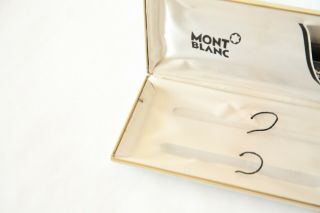 Vintage Mont Blanc Mechanical Pencil Ball Point Pen Set Black Gold Germany FLAW 2