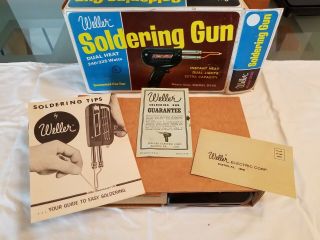 Vintage Weller Soldering Gun,  Model D550. , .  Made in USA 3