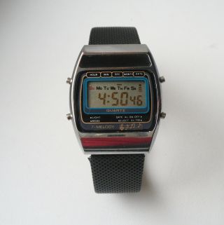 Stempo Chronograph Watch 7 Melodies Vintage Digital Watch 1980s 3