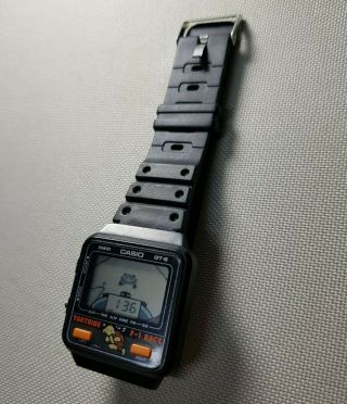 RARE Vintage CASIO GT - 6 Game Watch Tortoise F - 1 Race Wrist Clock Gear 3
