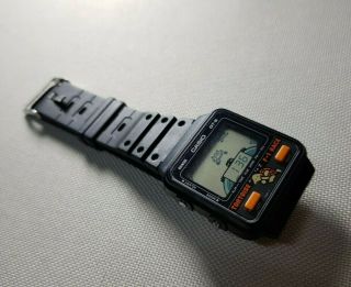 RARE Vintage CASIO GT - 6 Game Watch Tortoise F - 1 Race Wrist Clock Gear 4