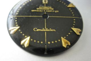 Vintage Omega constellation dial very rare black 2