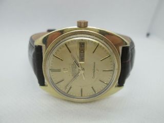 VINTAGE OMEGA CONSTELLATION CAL.  751 DAYDATE CAPPEDGOLD AUTOMATIC MENS WATCH 5