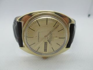 VINTAGE OMEGA CONSTELLATION CAL.  751 DAYDATE CAPPEDGOLD AUTOMATIC MENS WATCH 6