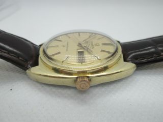 VINTAGE OMEGA CONSTELLATION CAL.  751 DAYDATE CAPPEDGOLD AUTOMATIC MENS WATCH 8