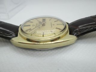 VINTAGE OMEGA CONSTELLATION CAL.  751 DAYDATE CAPPEDGOLD AUTOMATIC MENS WATCH 9