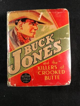 1940 Buck Jones Big Little Book Killers Of Crooked Butte 1451