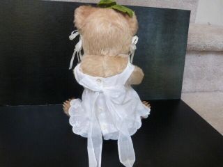 R.  JOHN WRIGHT TODDLER BEAR IVY SIGNED TAG RARE ADORABLE TEDDY LIMITED EDITION 2