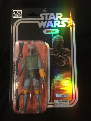 Hasbro Sdcc 2019 Exclusive Star Wars The Black Series Boba Fett 6 " Vintage Mosc
