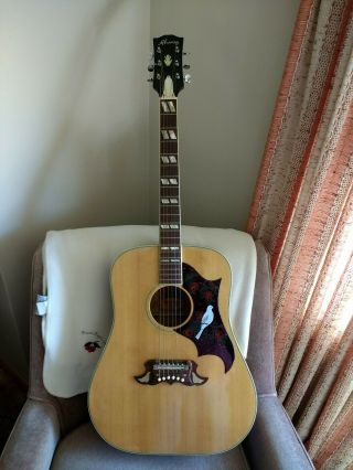 Vintage Alvarez 5024 Dove Japan Crafted Lawsuit Guitar