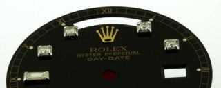 Vintage Men ' s Rolex Day - Date 18238,  18038 8,  2 Diamond Dial 18KY A27 5