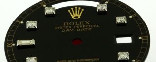 Vintage Men ' s Rolex Day - Date 18238,  18038 8,  2 Diamond Dial 18KY A27 6