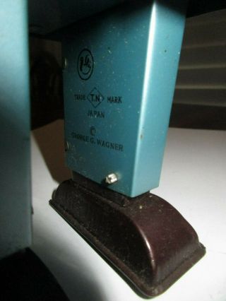 VINTAGE ZOOMER WIND UP - BLUE - NOMURA - 1950 8