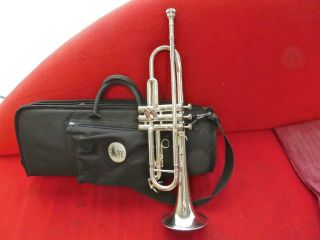 Vintage Antoine Courtois Paris Breveté Balanced Artist Model Largebore Trumpet