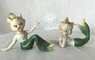 Vintage Mermaid Figurines Japan 50s/60s Kitch 8