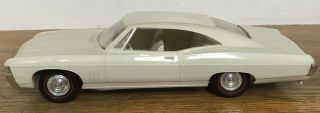 Vintage 1968 White Chevrolet Impala Ss 427 Redline Tires Dealer Promo Car