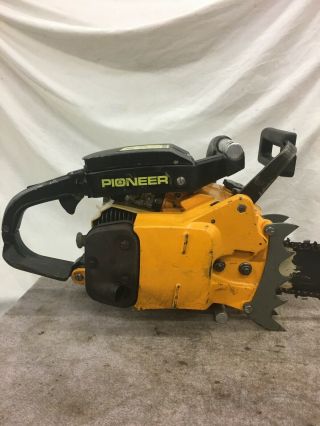 Vintage Pioneer P - 52CB Chain Saw with 36 
