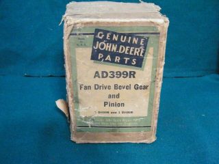 Vintage John Deere Parts Fan Drive Belvel Gear Ad399r