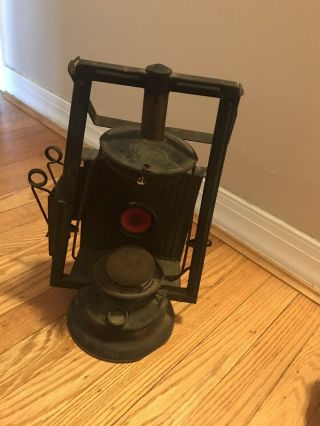 Antique Vtg Dietz Victor Wagon Lamp Kerosene Lantern