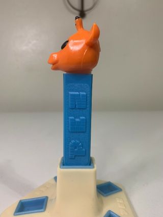 Vintage Giraffe Pez Dispenser No Feet Blue Stem 6