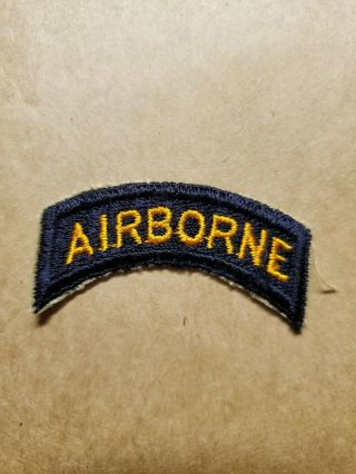 WW2 US ARMY 101ST AIRBORNE DIVISION 2 PIECE SCREAMING EAGLE PATCH WW11 3