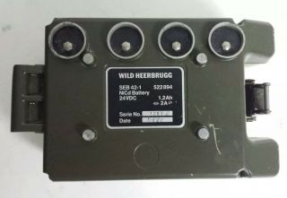 Vintage Wild Heerbrugg Nicd Battery 24v Seb 42 - 1 -