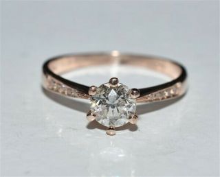 $5,  000 Vintage Old Mined Diamond.  85ct Engagement Ring 14kt Rose Gold - $99