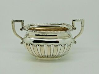 Antique Silver Sugar Bowl Birmingham 1904 – Charles Horner 247g